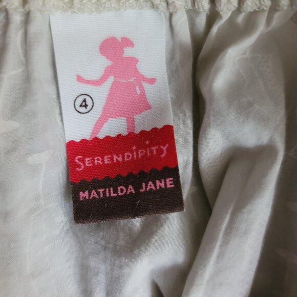 Matilda Jane Serendipity Mandy Peasant Top Size 4 - Picture 8 of 10